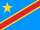 The Flag of the Democratic Republic of the Congo.