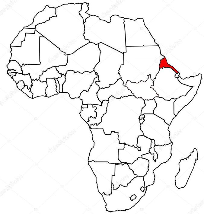 image of Burkina Faso, in relation to Africa.