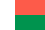 The Flag of Madagascar.