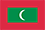The Flag of the Maldives.