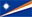 The Flag of Marshall Islands.