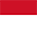 The Flag of Monaco.