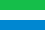 The Flag of Sierra Leone.