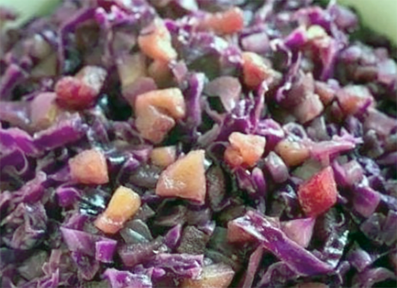 Flamande: Red cabbage stewed with onions