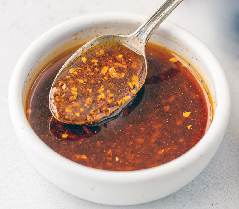 Asian-style chilli and dried garlic marinade