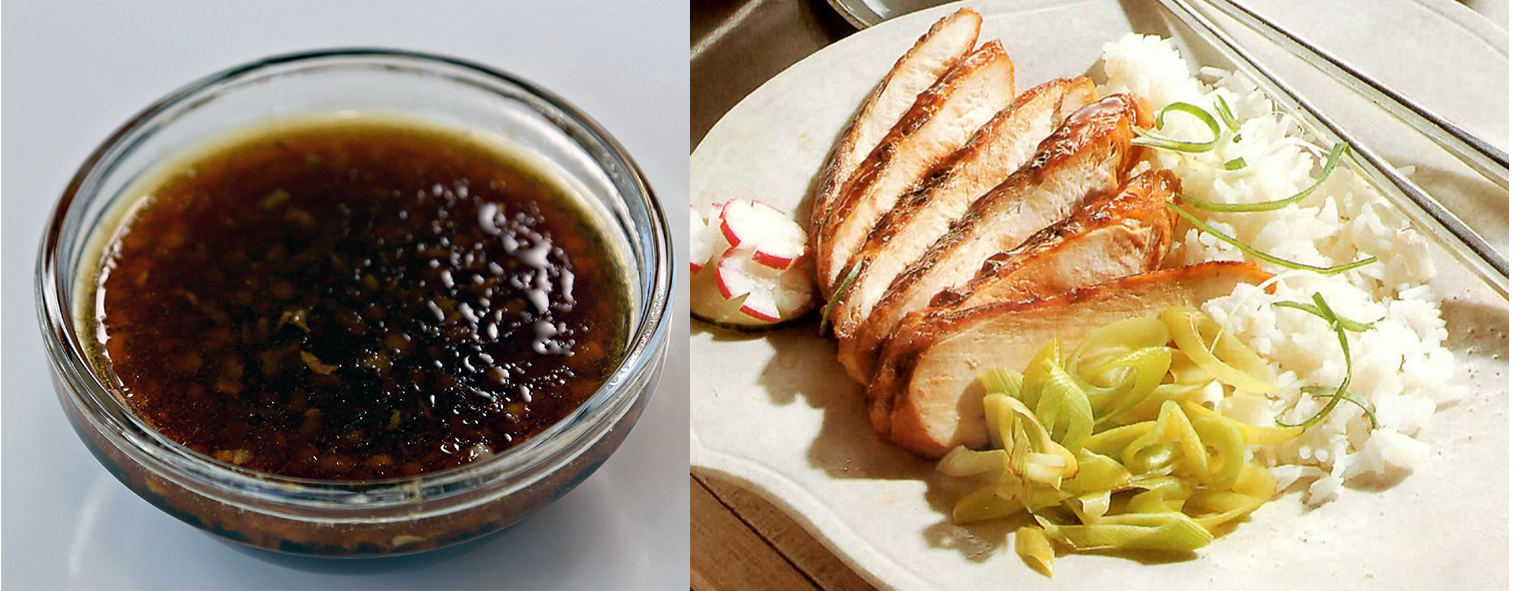 Teriyaki sauce and teriyaki chicken