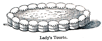 Eliza Acton Lady's Tourte