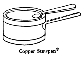 Eliza Acton Copper Stewpan