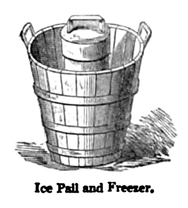 Eliza Acton Ice Pail and Freezer