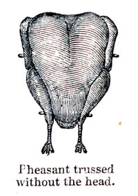 Eliza Acton Trussed Pheasant