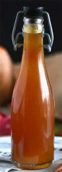 Cypriot mixed fruit squash presented in a click-top bottle