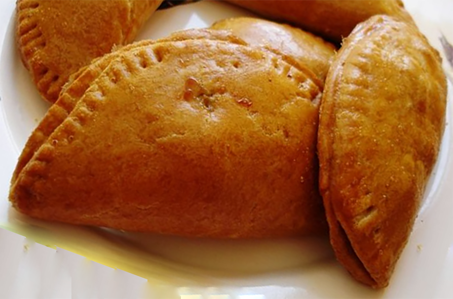 Botswanan lamb pies on a plate
