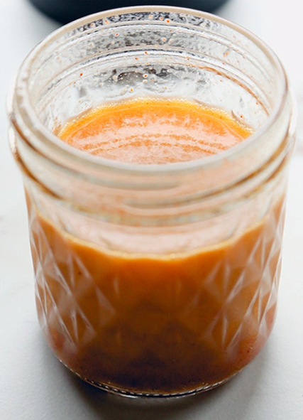 Francatelli devil mixture in a glass jar