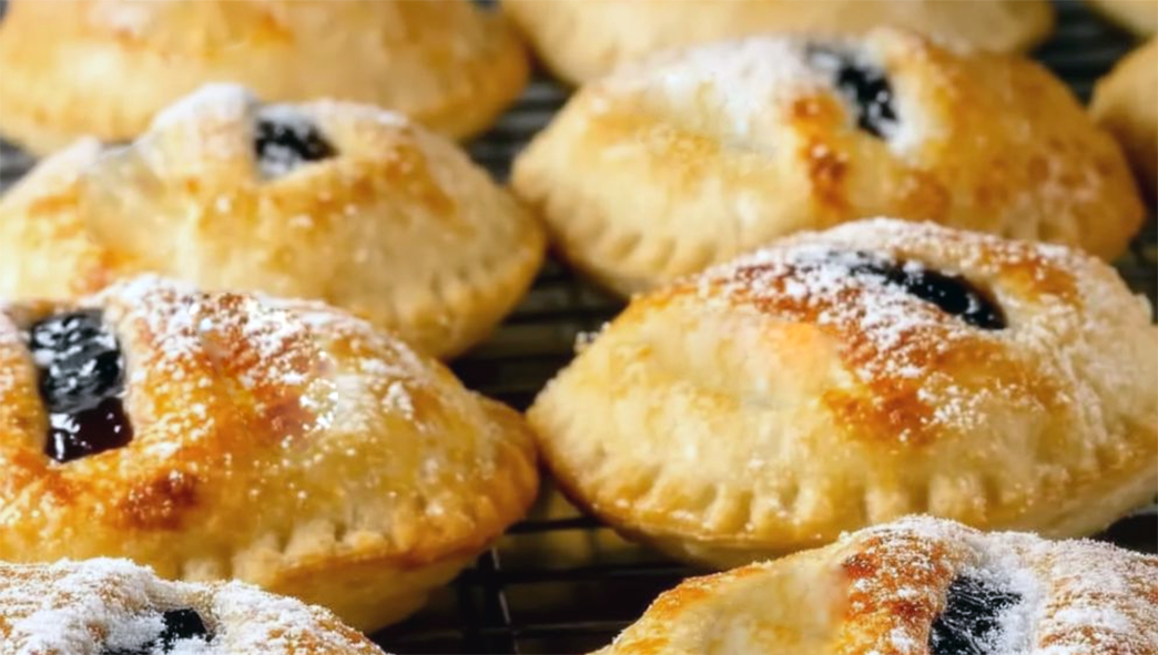 madling cakes cooling on a wire rack