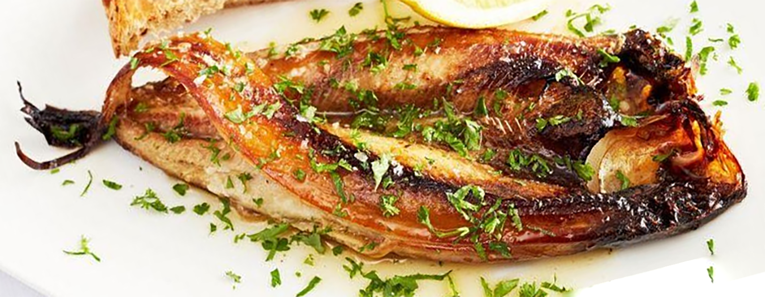 smoked haddock grilled with butter