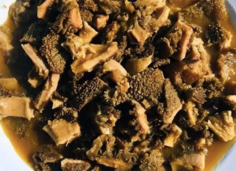 Serabe, Botswanan boiled offal, including tripe