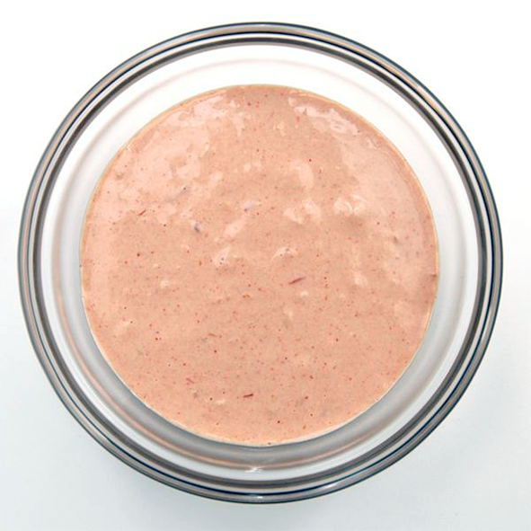 Russian Sauce presented in a glass bowl