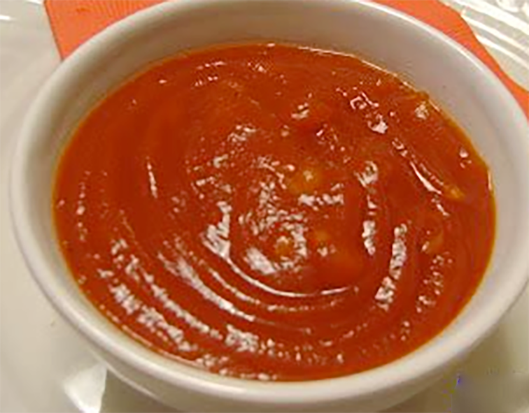 sauce diable presented in a bowl