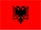 The Flag of Albania.