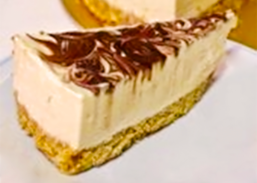 South African Amarula cheesecake.