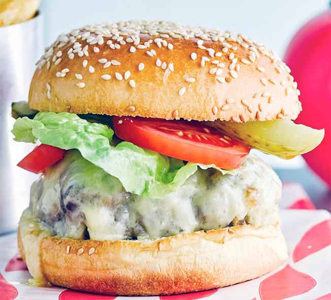 American diner burger thumbnail