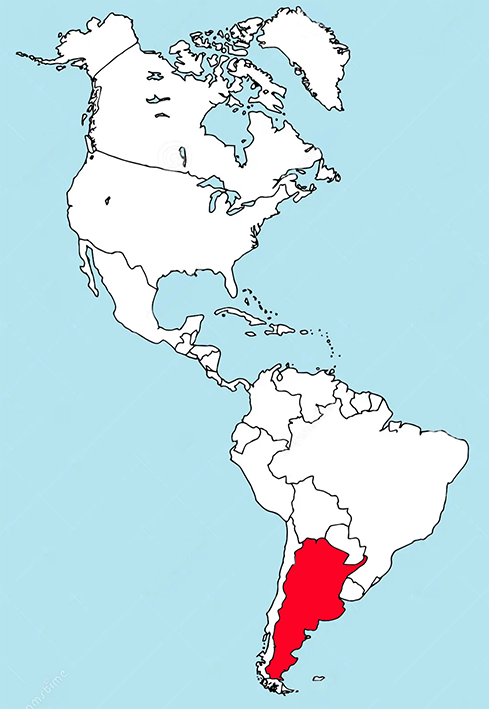 Location of Ukraine in the Americas.
