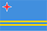 The flag of Aruba.