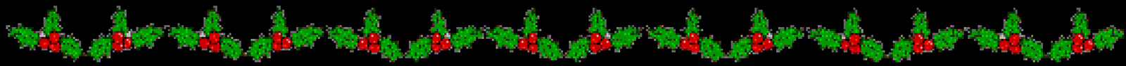 Christmas Garland of Holly