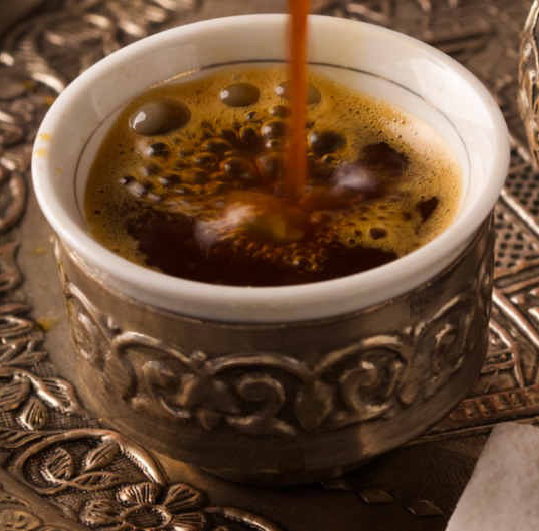 Bosnian coffee in a fildžan coffee cup