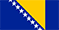 The Flag of Bosnia and Herzegovina.