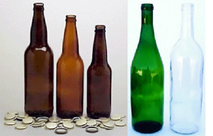 wine and beer bottles