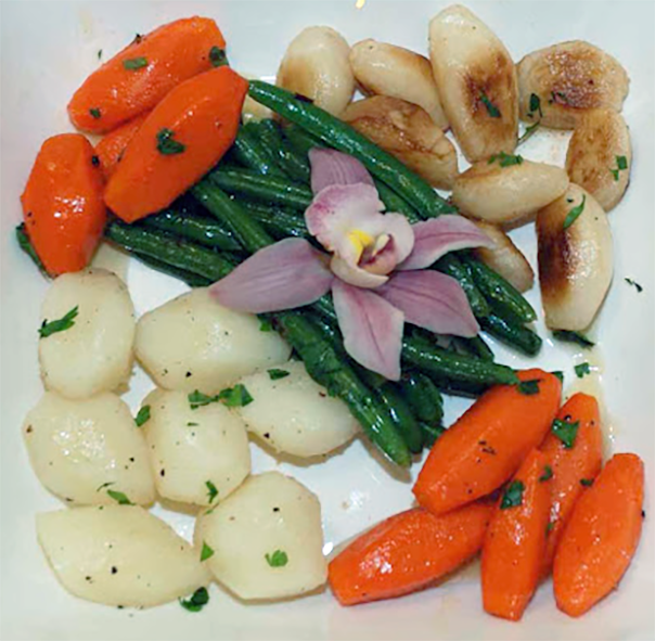 Bouquetiere garnish