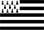 The flag of Brittany