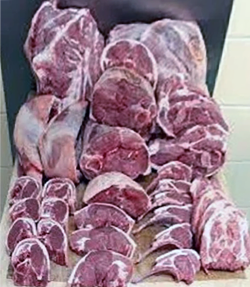 Selection of different cuts.