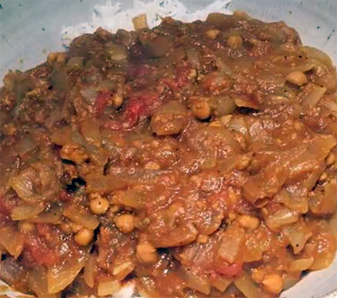 Stack of shifa, Lebanese lamb and pine nut pizzas