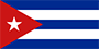 The flag of Cuba.