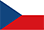 The flag of the Czech Republic.