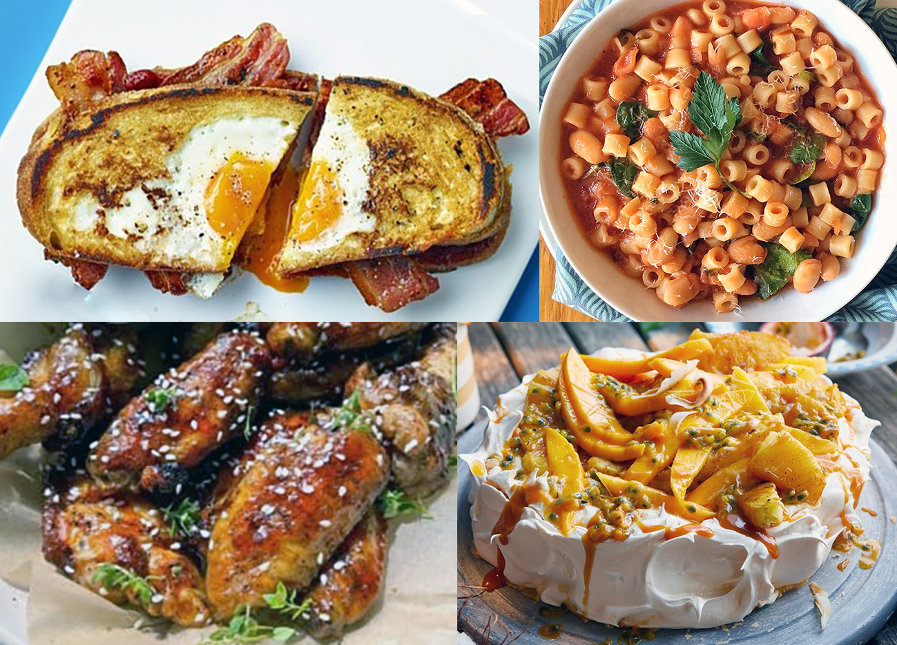 Four modern dishes