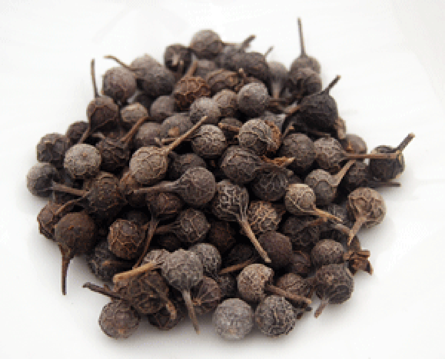 Pile of cubeb pepper berries