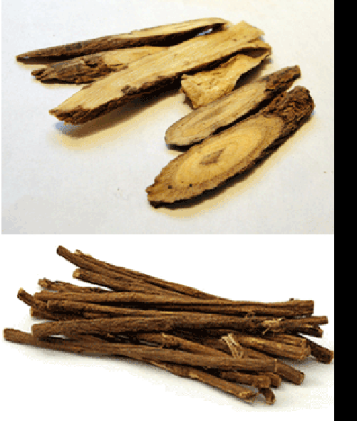 split and whole liquorice root