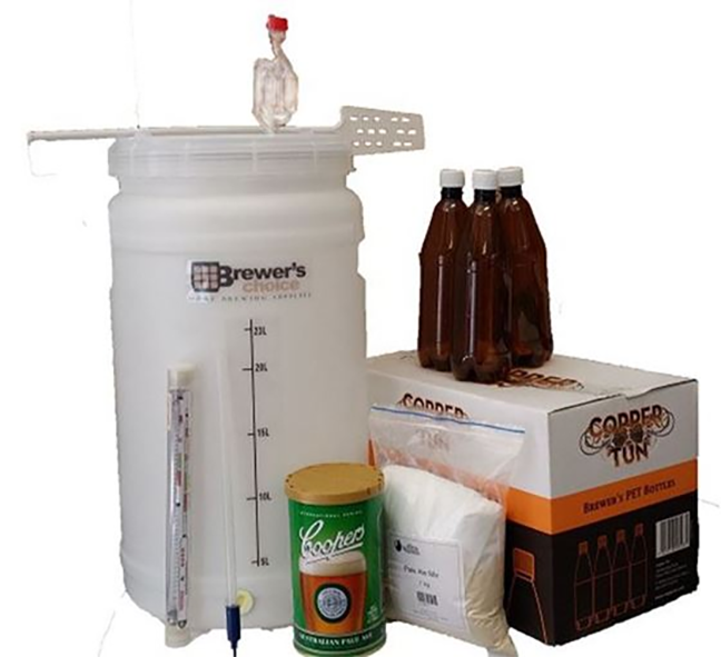 Home brewing kit.