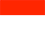 The Flag of Indonesia.