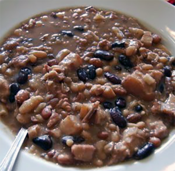 Jersey bean crock served in a bowl
