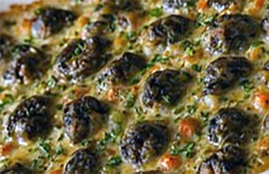 Jersey ormer casserole in a casserole dish