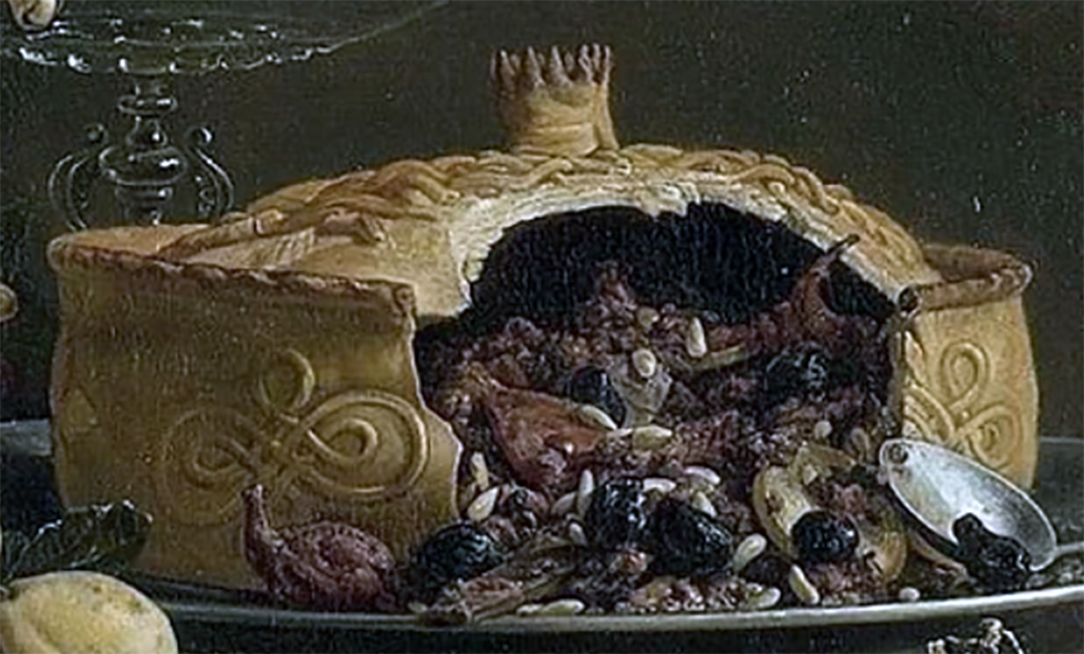 Medieval coffyn pie.