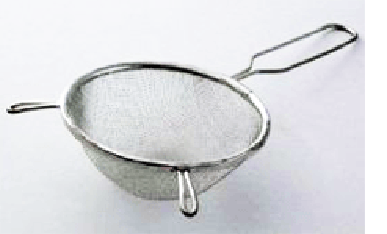 metal strainer