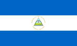 The Flag of Nicaragua.