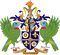 The Arms of Saint Lucia.