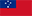 The Flag of Samoa.