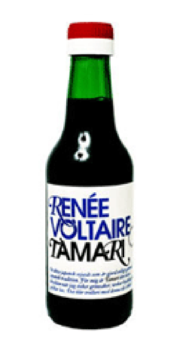 Bottle of commercial tamari sauce